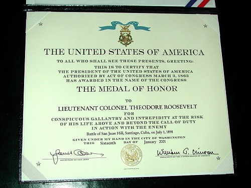 Medal of Honor Citation